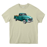 Mossy western truck 34 view Heavy Core Tee - FaDigitalArtStudio