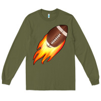 Army Green american football Long Sleeve Tee - JahusDesignShop