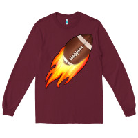 Burgundy american football Long Sleeve Tee - JahusDesignShop