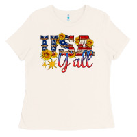 Bone usa y all Ladies Tee - HRA Design Shop