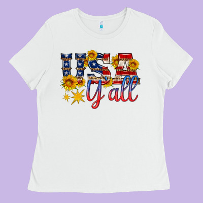 Usa Y All Ladies Tee Designed By Hra Design Shop