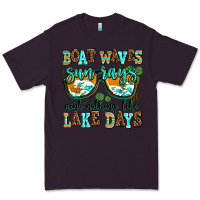 Plum boat waves sun rays aint nothing like lake days Premium Tee - AdoDesignShop