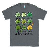 Charcoal Heather teacher st.patrick's Classic Tee - MaliasSmallBusiness
