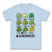Dusty Blue teacher st.patrick's Classic Tee - MaliasSmallBusiness