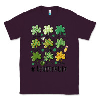 Plum teacher st.patrick's Classic Tee - MaliasSmallBusiness