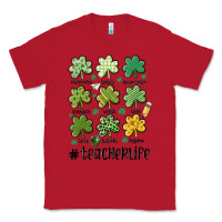 Red teacher st.patrick's Classic Tee - MaliasSmallBusiness