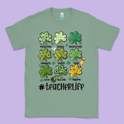 Teacher St.patrick's Classic Tee Designed By Maliassmallbusiness