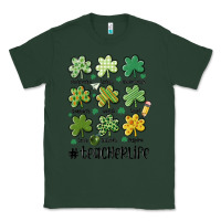 Sports Green teacher st.patrick's Classic Tee - MaliasSmallBusiness