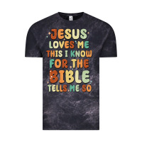 Cloud Black jesus loves me this i know for the bible tells me Vintage Tee - MaliasSmallBusiness