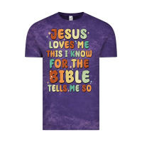 Cloud Purple jesus loves me this i know for the bible tells me Vintage Tee - MaliasSmallBusiness