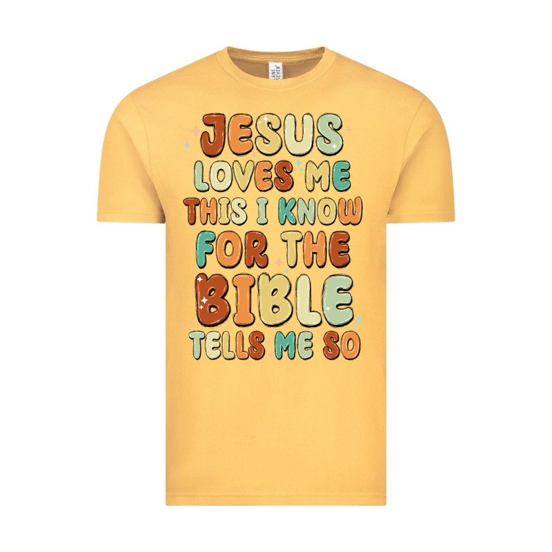 Jesus Loves Me This I Know For The Bible Tells Me Vintage Tee by MaliasSmallBusiness | Teevron