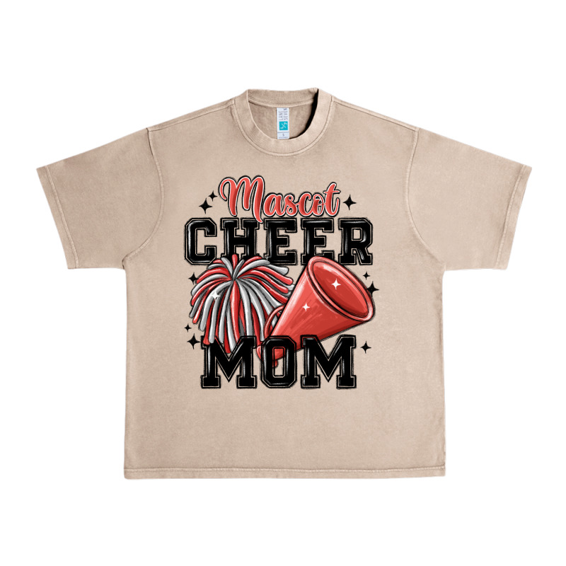 Mascot Cheer Mom Urban Heavy Tee by MaliasSmallBusiness | Teevron