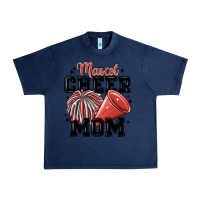 Navy mascot cheer mom Urban Heavy Tee - MaliasSmallBusiness