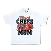 White mascot cheer mom Urban Heavy Tee - MaliasSmallBusiness