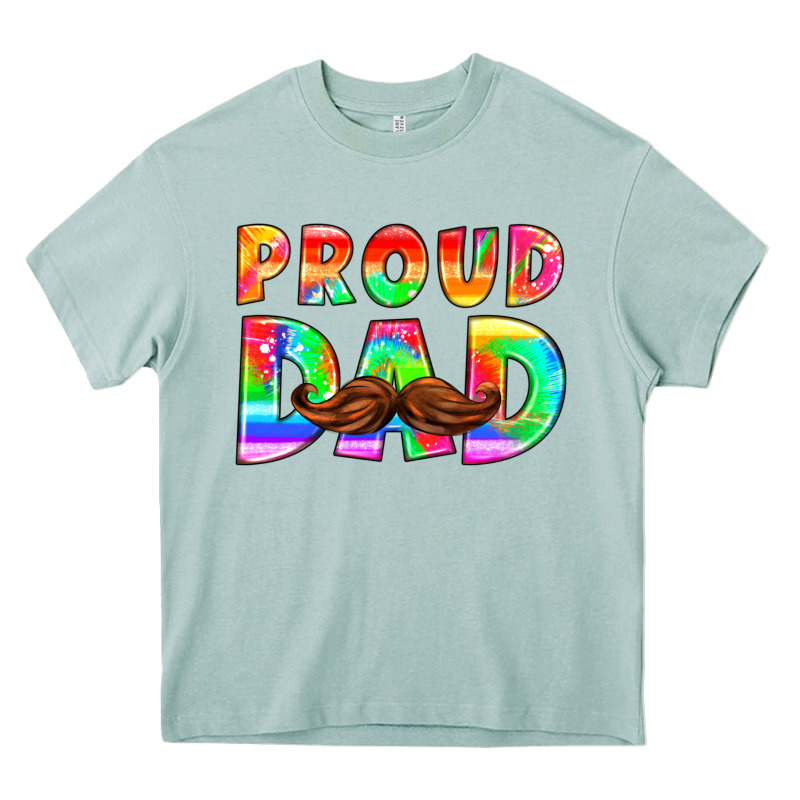 Proud Dad Heavy Core Tee by HRA Design Shop | Teevron