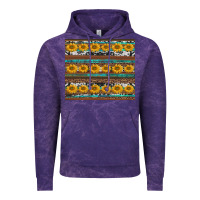 Cloud Purple sunflowers leopard cowhide turquoise Vintage Hoodie - BarkalooDesign