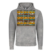 Cloud Rock sunflowers leopard cowhide turquoise Vintage Hoodie - BarkalooDesign