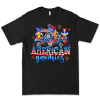 Black American truck gnomes Premium Tee - AdoDesignShop