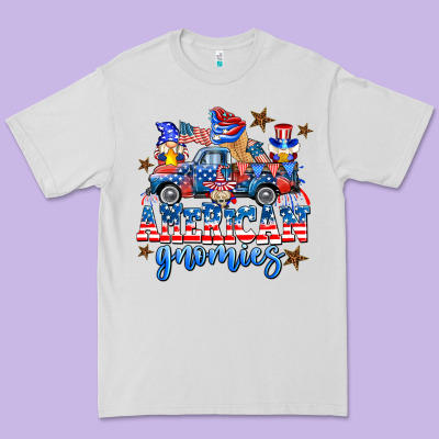 American Truck Gnomes Premium Tee Designed By Adodesignshop