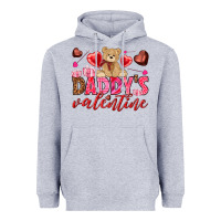 Heather Grey Daddy's Valentine Heavyweight Hoodie - HowdyJamesFarm