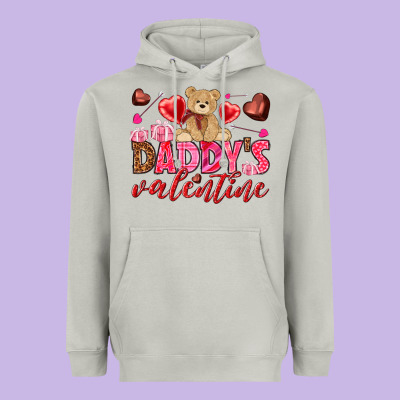Daddy's Valentine Heavyweight Hoodie Designed By Howdyjamesfarm