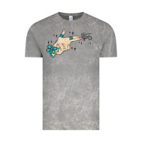 Cloud Rock western turquoise gun hand Vintage Tee - MaliasSmallBusiness
