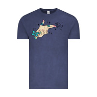 Vintage Denim western turquoise gun hand Vintage Tee - MaliasSmallBusiness