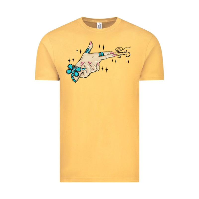 Western Turquoise Gun Hand Vintage Tee by MaliasSmallBusiness | Teevron