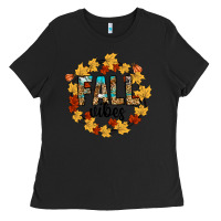 Black fall vibes Ladies Tee - CowhideDigitalArt