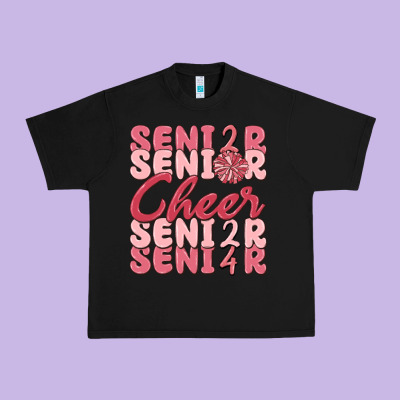 Senior Cheer 2024 Urban Heavy Tee Designed By Maliassmallbusiness