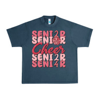 Midnight Navy senior cheer 2024 Urban Heavy Tee - MaliasSmallBusiness