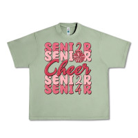 Oil Green senior cheer 2024 Urban Heavy Tee - MaliasSmallBusiness