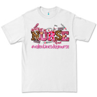 White nurse with valentines day element Premium Tee - AdoDesignShop