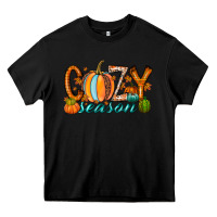 Black cozy season Heavy Core Tee - RacoonDesign