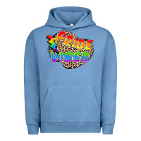 Pigment Pebble Blue pride vibes Urban Hoodie - FaDigitalArtStudio