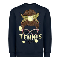Navy tennis mom Heavyweight Sweatshirt - MaliasSmallBusiness