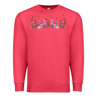 Cardinal wild flowers Premium Sweatshirt - TumblerDesignByShophia