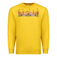 Lemon wild flowers Premium Sweatshirt - TumblerDesignByShophia