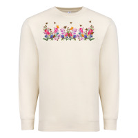 Sandshell wild flowers Premium Sweatshirt - TumblerDesignByShophia