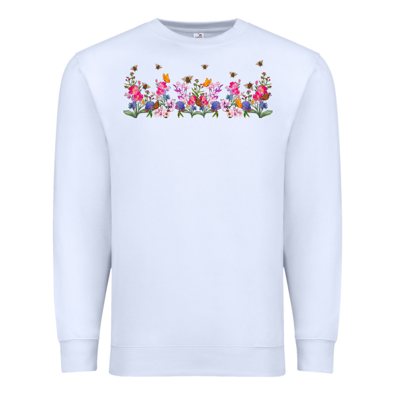 Wild Flowers Premium Sweatshirt by TumblerDesignByShophia | Teevron