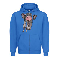 True Royal baby pig Zipper Hoodie - BarkalooDesign