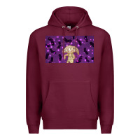 Burgundy elf with big ears and socks Premium Hoodie - TumblerDesignByShophia