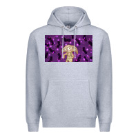 Heather Grey elf with big ears and socks Premium Hoodie - TumblerDesignByShophia