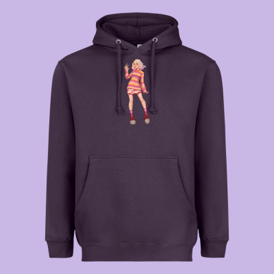Colorful Girl Heavyweight Hoodie Designed By Tumblerdesignbyshophia