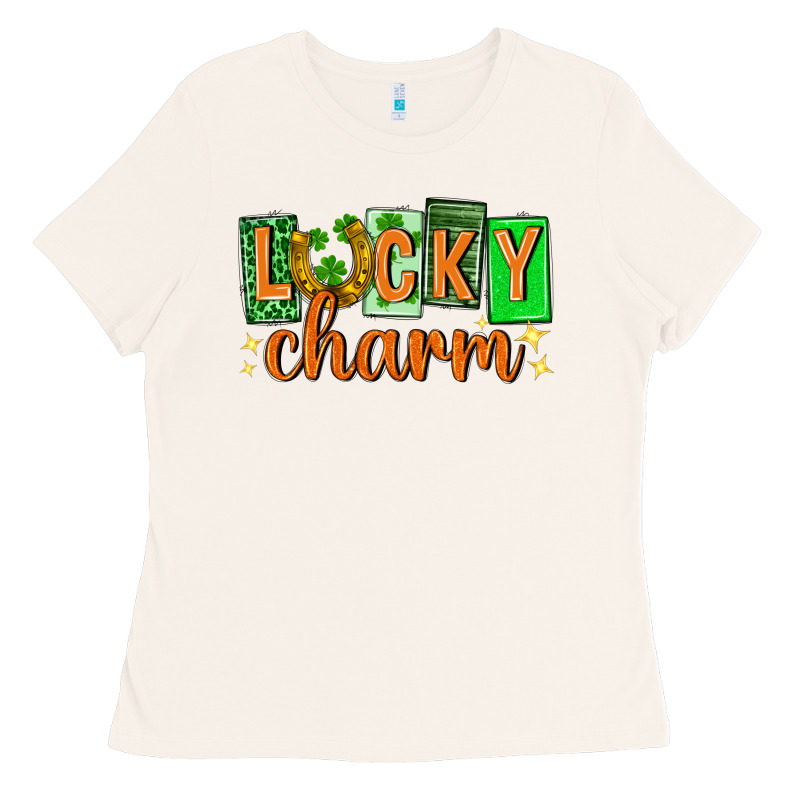 Lucky Charm St. Patricks Day Ladies Tee by Neo Western | Teevron