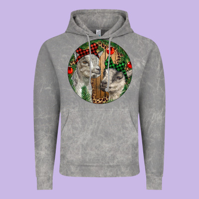 Baby Goats Christmas Vintage Hoodie Designed By Ranaportraitstore
