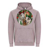Vintage Zinc Baby Goats Christmas Vintage Hoodie - RanaPortraitStore