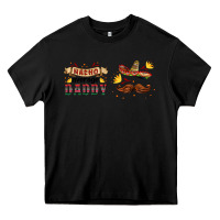 Black nacho average daddy libbey glass Heavy Core Tee - HRA Design Shop