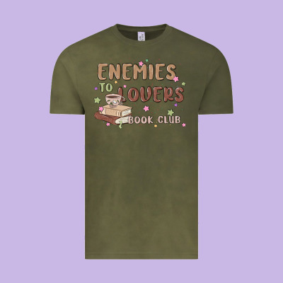 Enemies To Lovers Book Club Vintage Tee Designed By Maliassmallbusiness