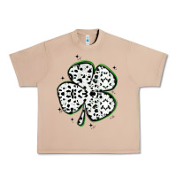 Burro four leaf clover dalmatian print grunge Urban Heavy Tee - MaliasSmallBusiness